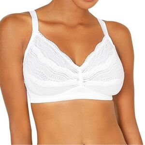 Cosabella Dolce Curvy Bralette White Size S NWT